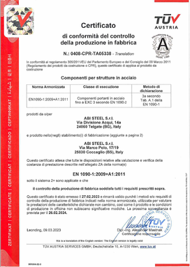 costruzioni meccaniche certificate iso 3834